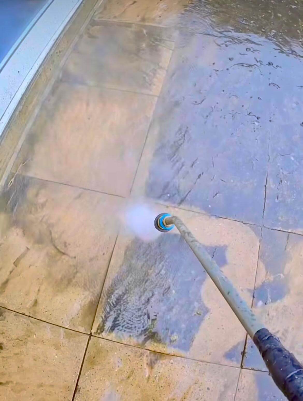 Patio pressure washing in Tiptree
